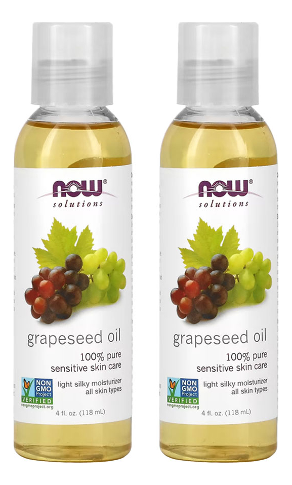 Óleo De Semente De Uva 118ml Now Foods Grapeseed Oil 2un