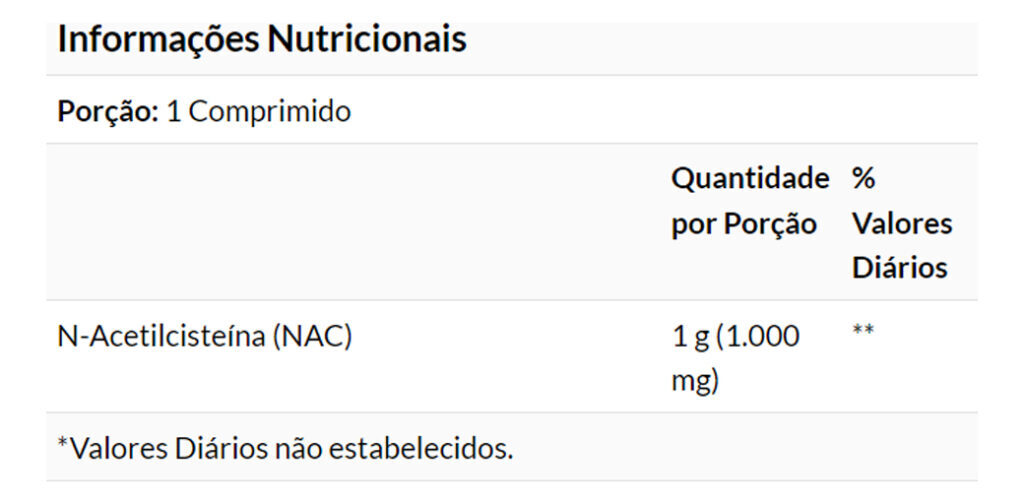 Now Foods Nac N-acetilcisteína 1000mg 120tabs - Imagem 4