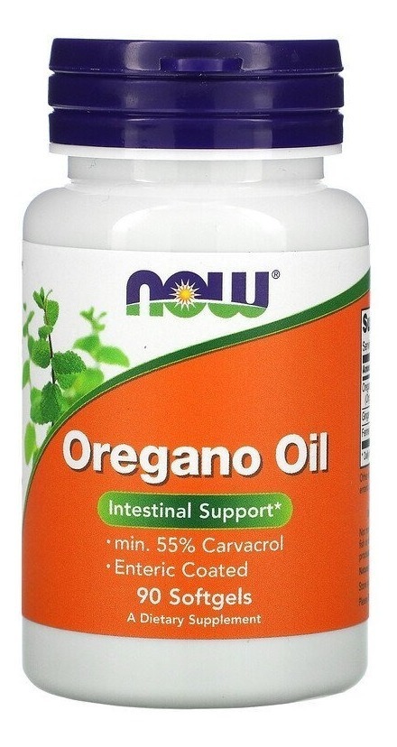 Óleo De Orégano 90 Cápsulas Gelatinosas Sfn Da Now Foods