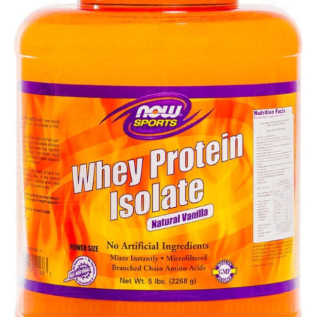 Whey Protein Isolado Now Foods 2268g Pó Sabor Baunilha - Imagem 3