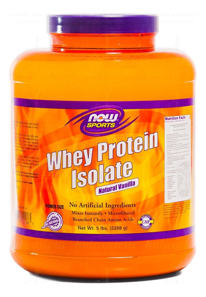 Whey Protein Isolado Now Foods 2268g Pó Sabor Baunilha - Imagem 3
