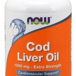 Óleo De Fígado De Bacalhau 1000mg 180 Cps - Now Foods Eua