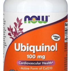 Ubiquinol 100mg Now Foods Forma Coq10 Ativa 120 Softgels Sabor Sem Sabor