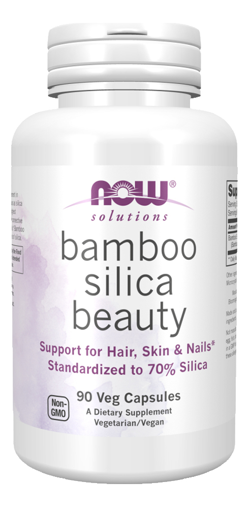 Sílica De Bambu Now Foods 90 Cápsulas Importado