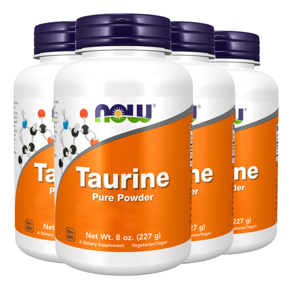 Taurina Em Pó Now Foods 227 G Importado 4un