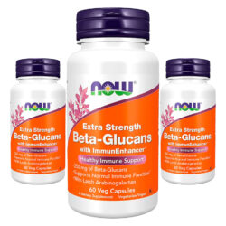 Beta-glucanos 1,3/1,6 Now Foods Beta-glucans 60veg Caps 3un