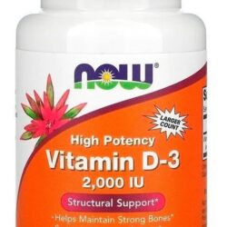 Vitamina D3 2000 Iu Alta Potência Now Foods 240softgls
