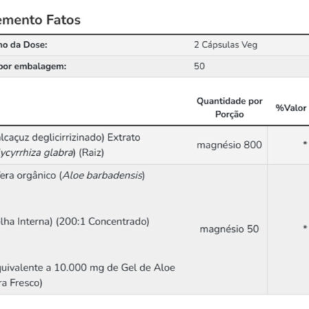 Dgl 400mg Now Food Com Aloe Vera 100 Caps Importado - Imagem 4