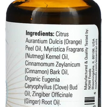 Mistura De Óleo Spice Cider Now Foods 30 Ml - Imagem 2