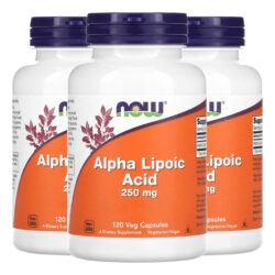 Ácido Alfa Lipóico 250mg Now Foods 120cápsulas Importado 3un