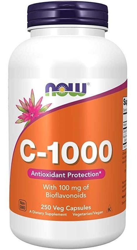 Now Foods C-1000, Cápsulas, 250 V, Cápsulas, Sfn