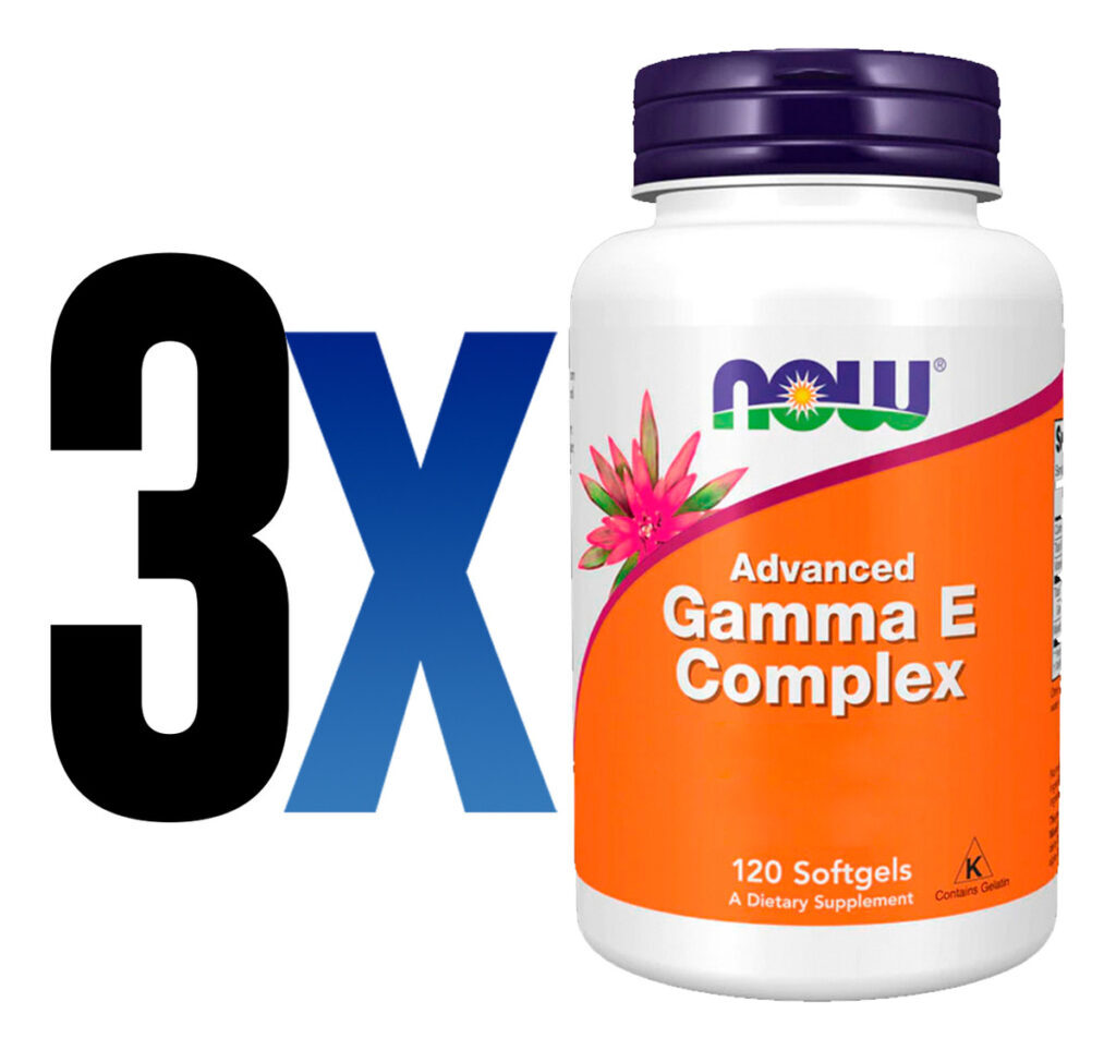 Complexo Gama E Advanced Now Foods 120 Soft Importado 3un - Imagem 2