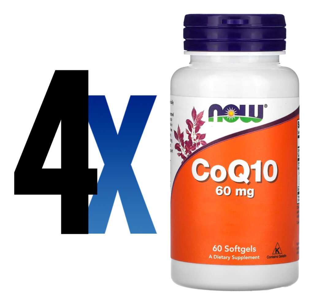 Coenzima Coq10 60mg E Omega-3 Now Foods 60soft Importado 4un - Imagem 2