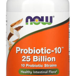 Probiotic-10 25 Billion Now Foods 100capsulas Vegetarianas Sabor Sem Sabor