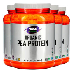 Proteína Ervilha Pó 680g Orgânica Importado 4un Now Foods