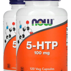 5htp 100mg 5hidroxitriptofano 120cáp Importado 2un Now Foods