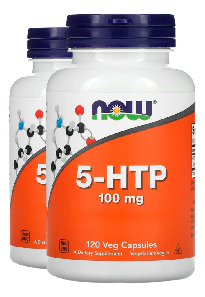 5htp 100mg 5hidroxitriptofano 120cáp Importado 2un Now Foods