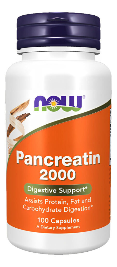 Pancreatina 2000 Now Foods 100 Veg Cáps Importado 4un - Imagem 5