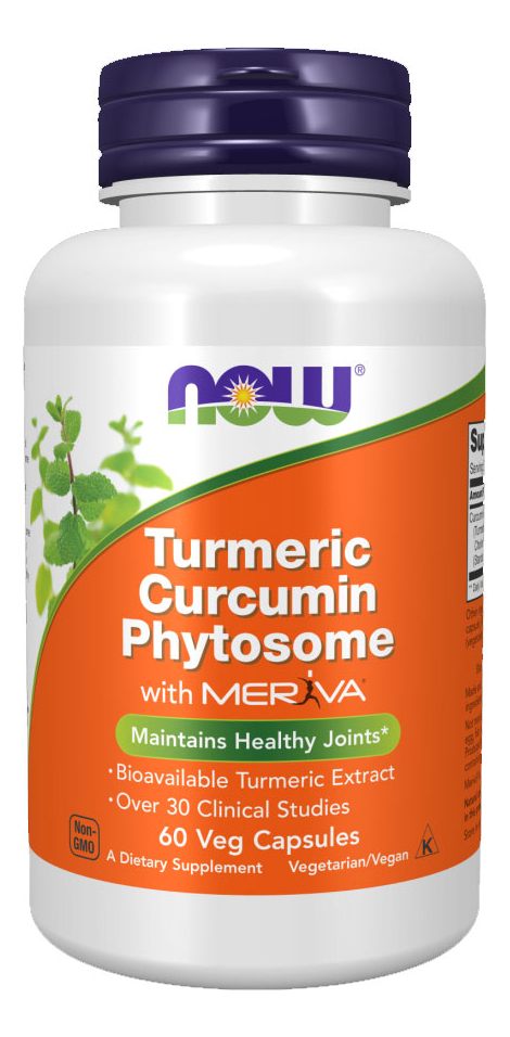 Curcumina Fitossomo 500mg Now Foods 60cáps Importado