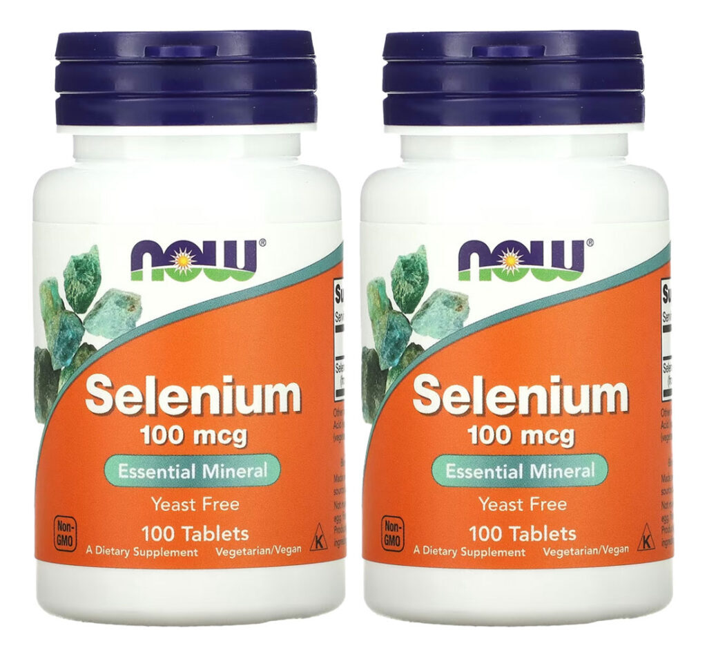 Selênio 100mcg Now Foods Selenium 100 Talets 2un