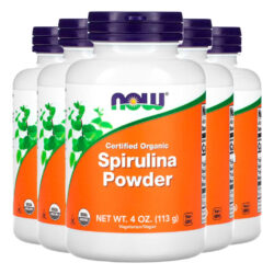 Spirulina Em Pó Now Foods 113g Orgânico Importado 5un