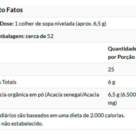 Acácia Pó Orgânico 340g Puro Importado 4un Now Foods - Imagem 5