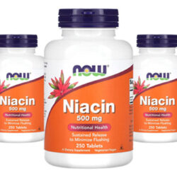 Niacina 500mg Now Foods Niacin Vitamina B-3 250 Tablets 5un