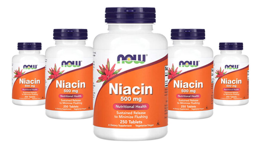 Niacina 500mg Now Foods Niacin Vitamina B-3 250 Tablets 5un