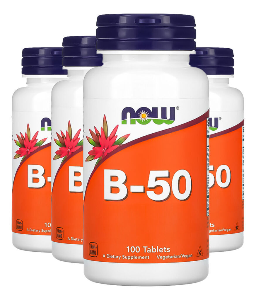Vitamina B-50 100 Tablets Importado 4un Now Foods