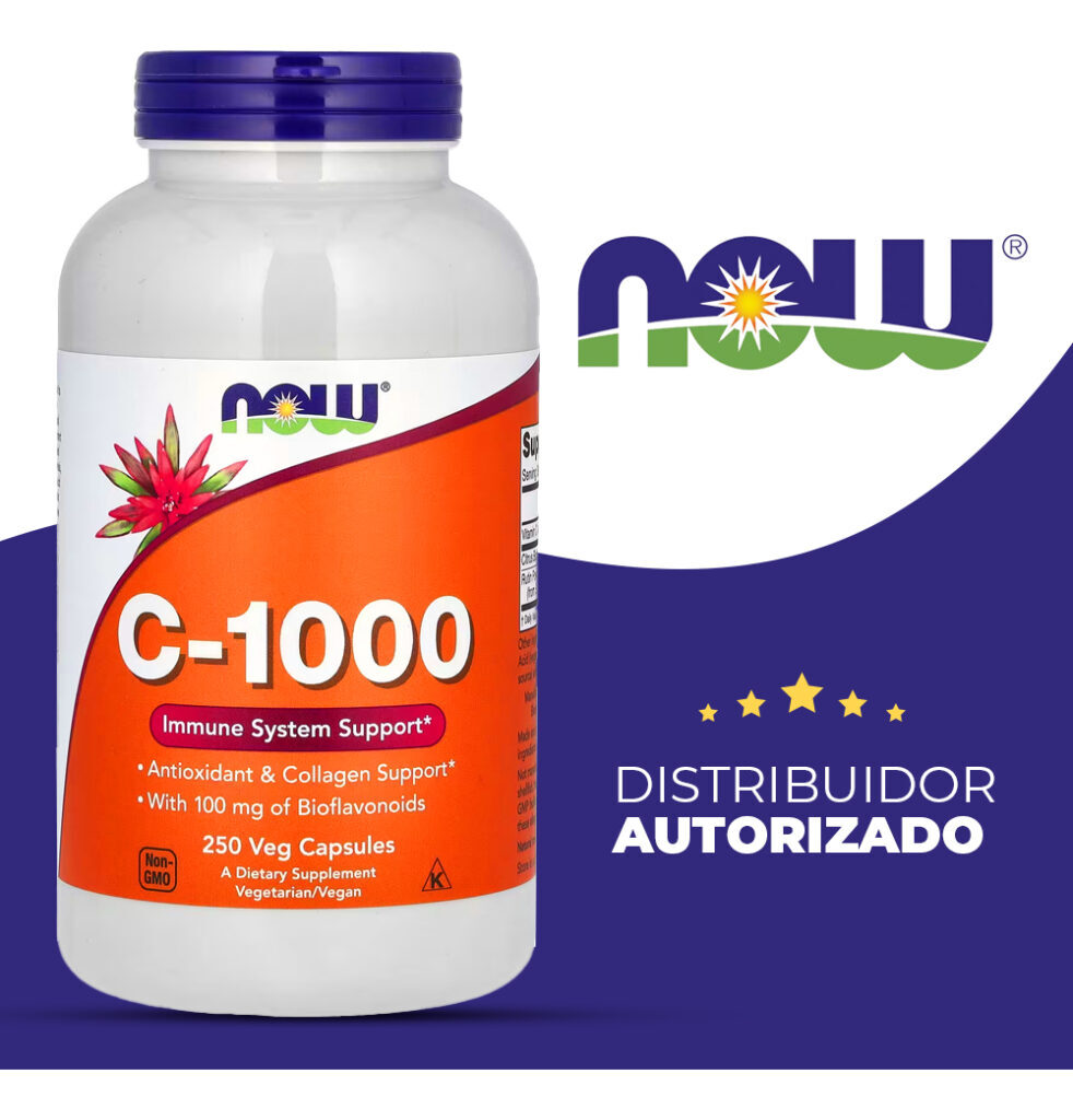 Vitamina C-1000mg Bioflavonóides 250cáps Importado - Imagem 3