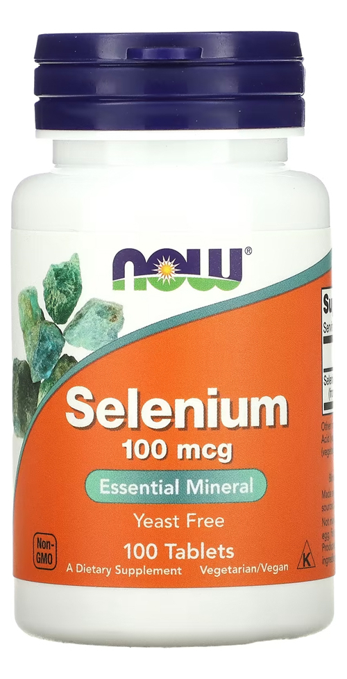 Selênio 100mcg Now Foods Selenium 100 Talets 3un Sabor Sem Sabor - Imagem 2