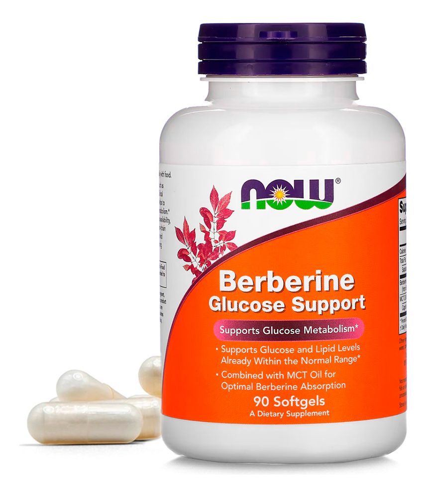 Now Foods Berberina Support Glicose 90 Soft