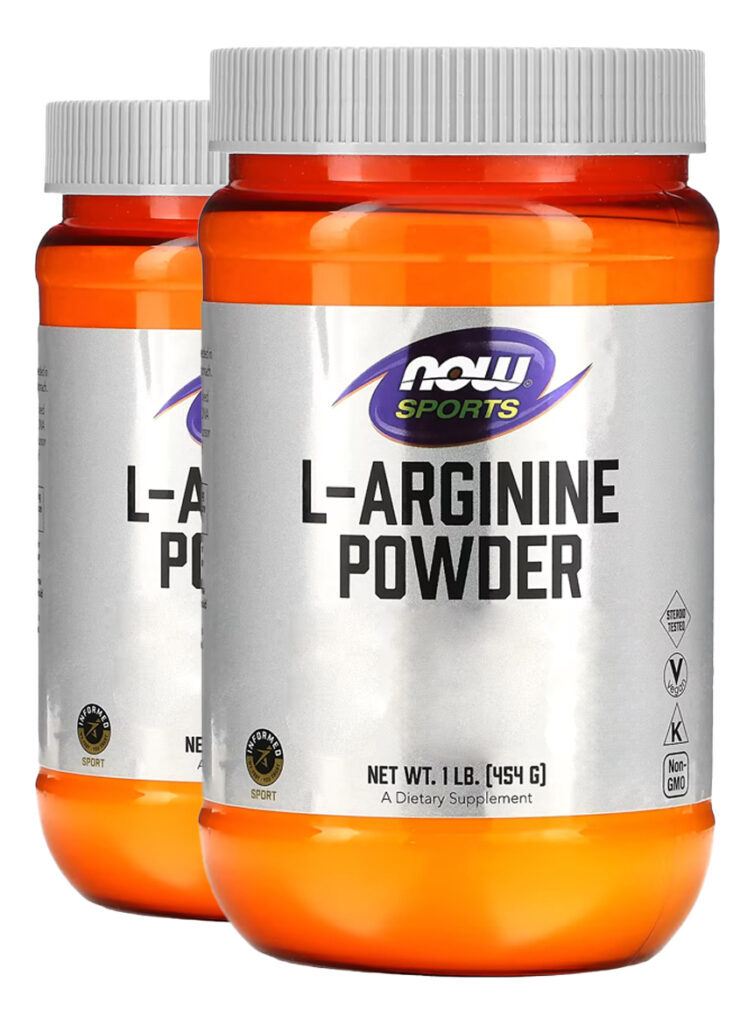 L-arginina Em Pó Sports 454g Importado 2un Now Foods