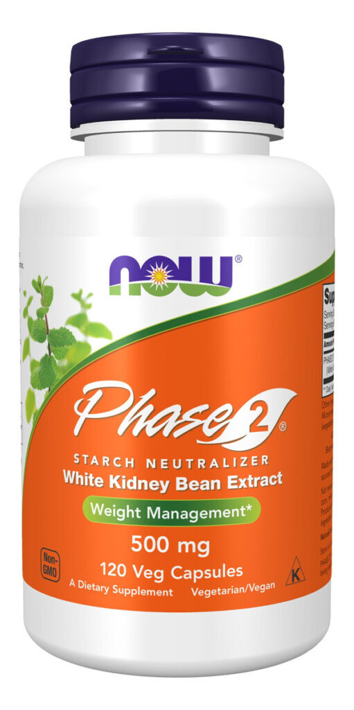 Bloqueador Carbo - White Kidney Bean Extrtact - 120cap - Now Sabor No Flavor