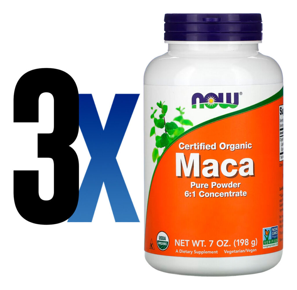 Maca Peruana Em Pó Now Foods 198g Orgânica Importado 3un - Imagem 2
