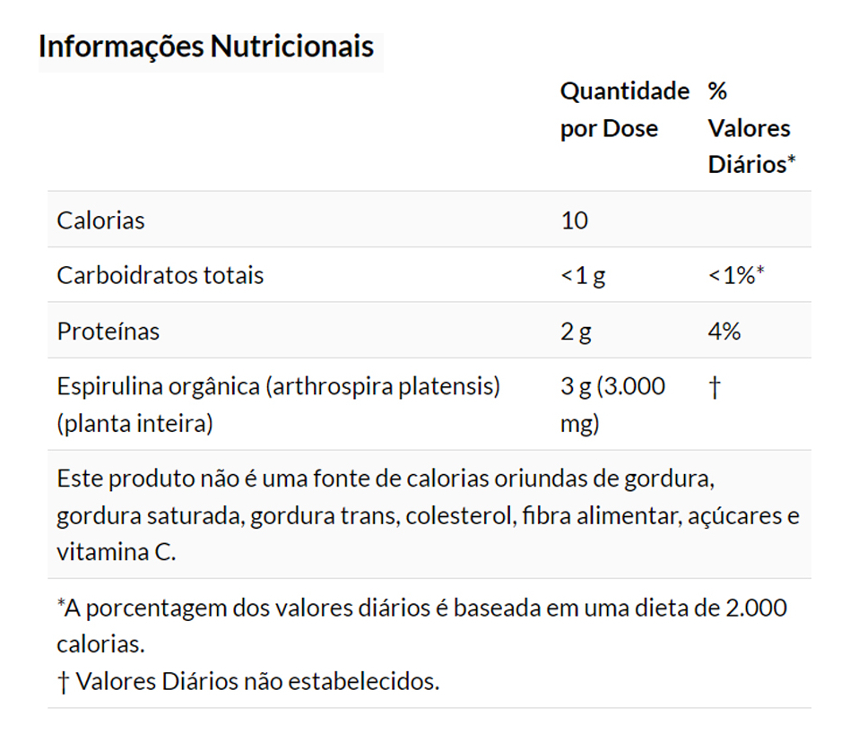 Spirulina 1000 Dupla Força Now Foods 120 Tabls Importado 5un - Imagem 5