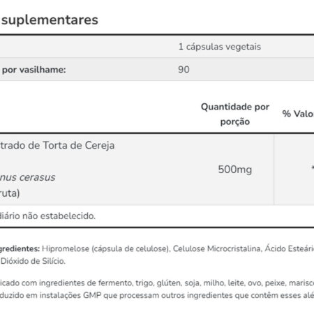 Cereja Azeda 500mg Now Foods Tart Cherry 90cáp +porta Cáps - Imagem 4