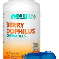 Berrydophilus Infantil Now Foods 60chewable + Porta Cápsulas