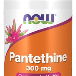 Suplemento Now Pantetina 300mg 60 Sabor Sem
