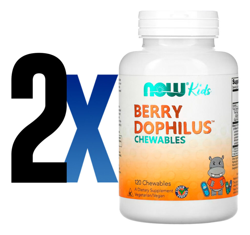 Berrydophilus Kids 120 Past Importado 2un Now Foods - Imagem 2