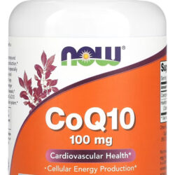 Coenzima Coq10 100mg Now Foods 180 Cápsulas Importado