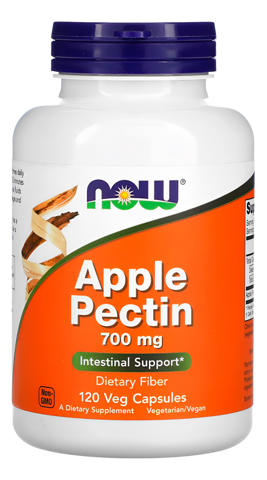 Pectina De Maçã 700mg Now Foods 120 Cáps Importado