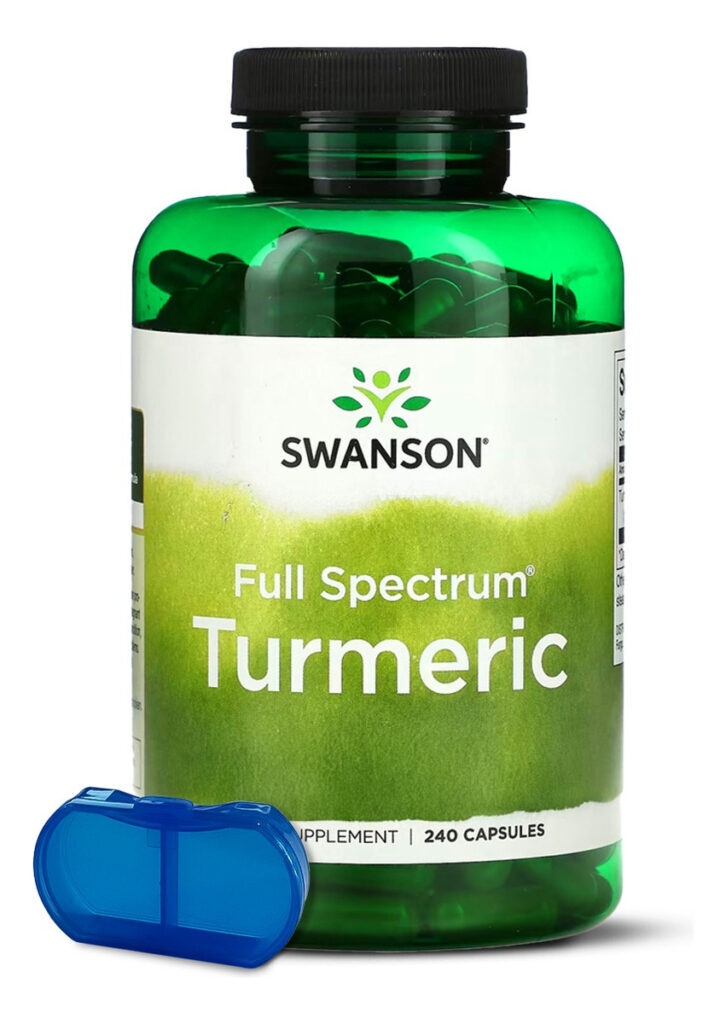 Curcumina Açafrão Da Índia Turmeric 720mg Swanson 240caps