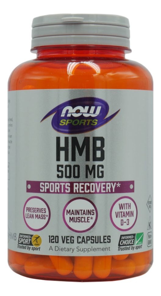 Hmb 500mg Now Foods Com Vitamina D3 120 Veg Caps Sabor Sem Sabor