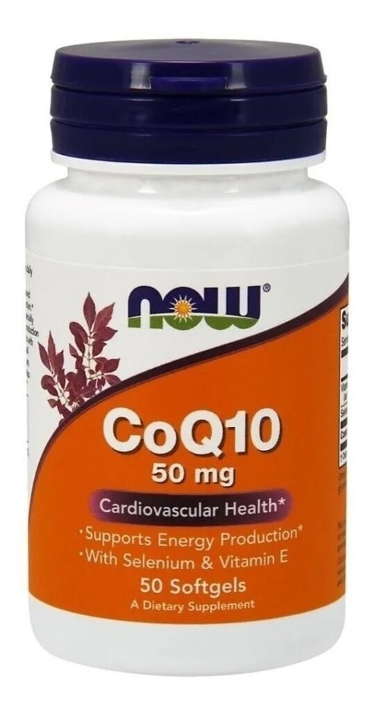 Coenzima Q10 Coq10 50mg, Vit. E E Selênio, 50cpas, Now Foods