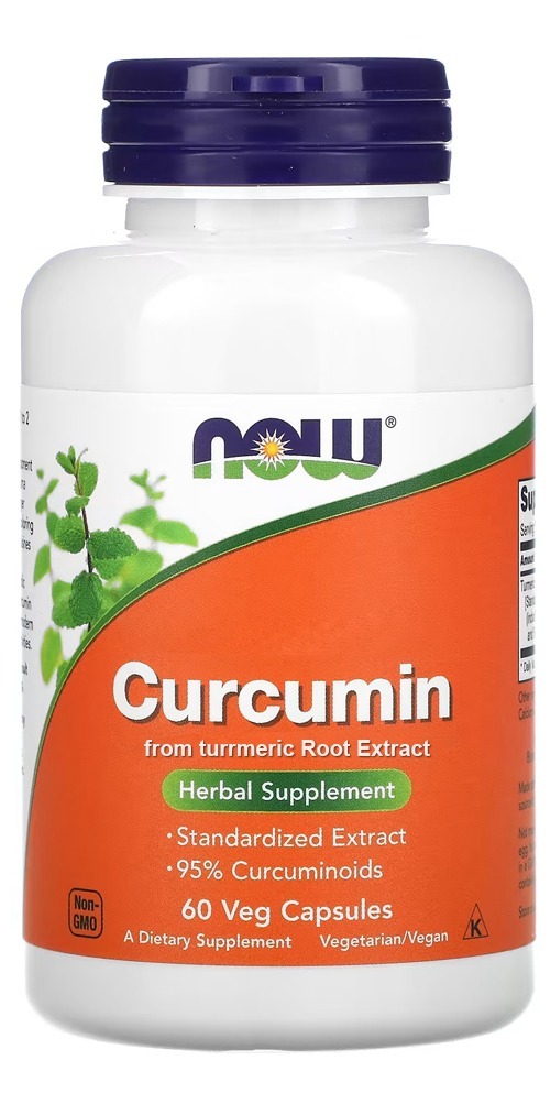 Curcumina Açafrão Da India 665mg Now Foods 60 Veg Caps