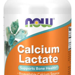 Suplemento Now Calcium Lactate Sabor Sem Sabor X 250 Un