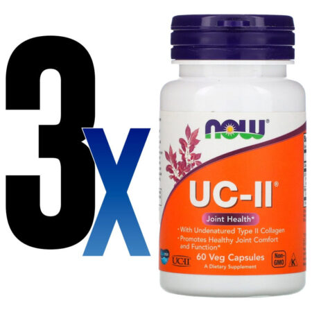 Colágeno Tipo 2 Uc-ii 40mg Now Foods 60 Veg Caps 3un - Imagem 2