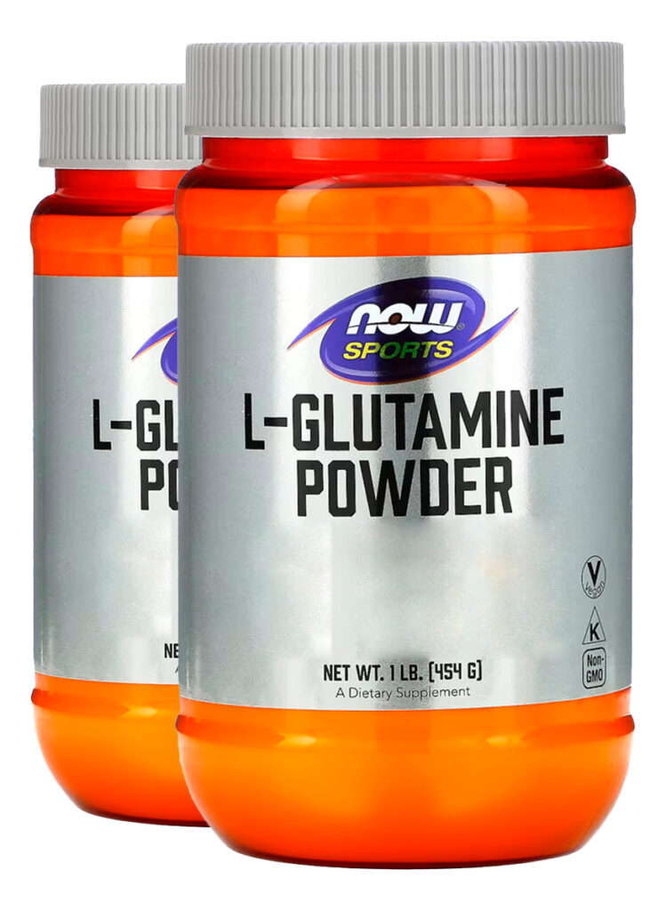 L-glutamina Pó Sports 454g F. Livre Importado 2un Now Foods