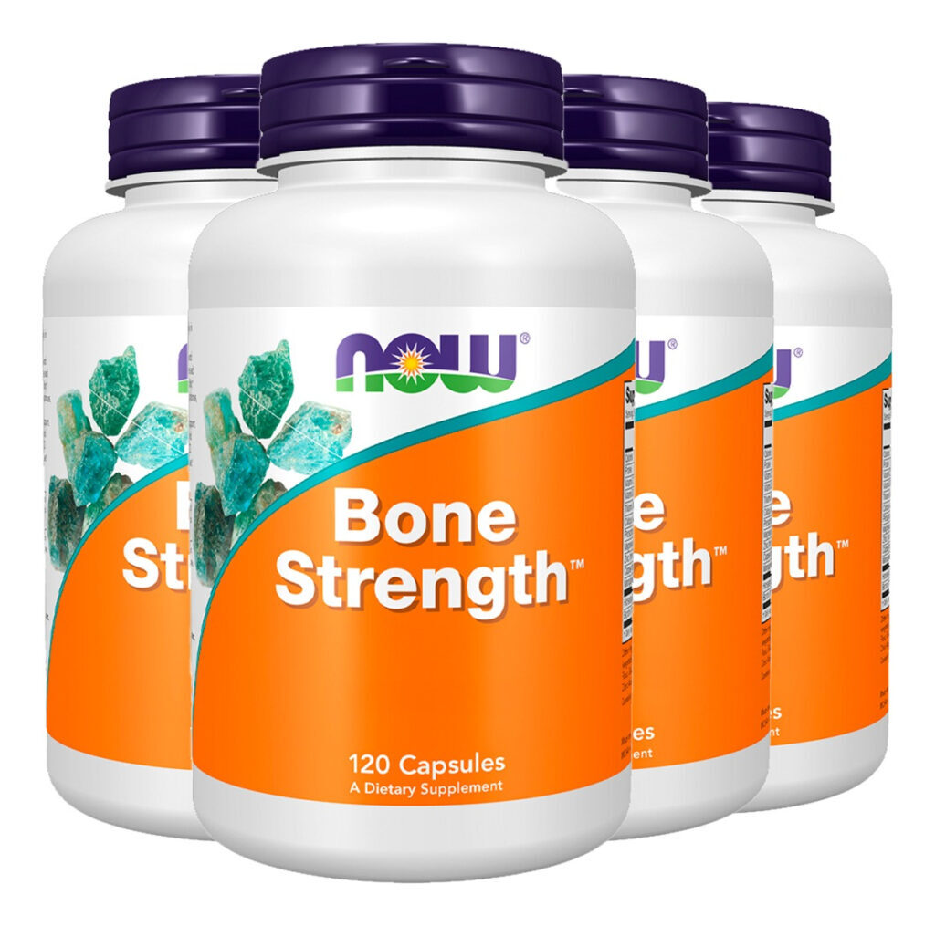 Bone Strength 120 Caps Importado 4un Now Foods